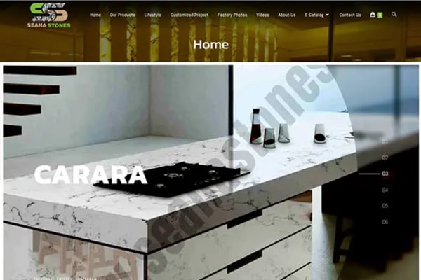 Seana Stones website designed by Nexgeno