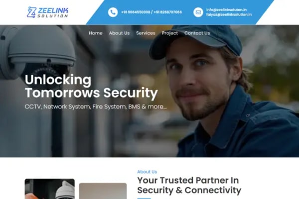 Zeelink Solution website designed by Nexgeno