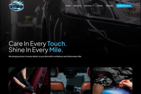 Nova Detailing Pro (US) website designed by Nexgeno