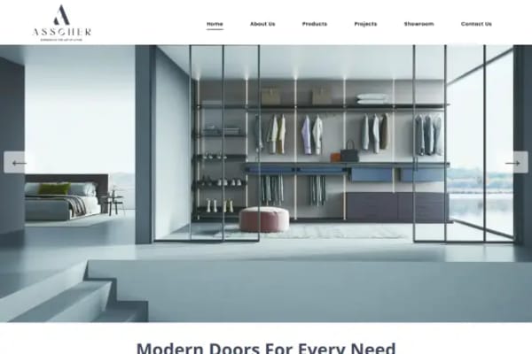 Asscher Hardware website designed by Nexgeno