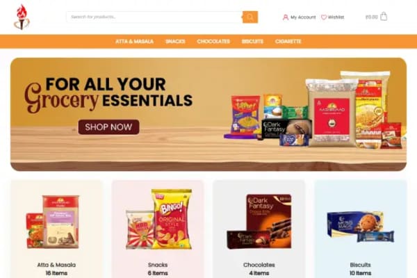 Kranti Mercantile website designed by Nexgeno