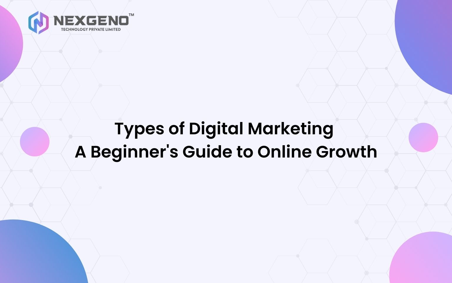 Types of Digital Marketing