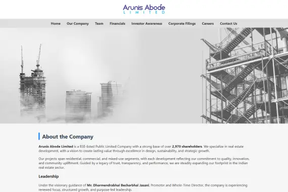 Arunis Abode Ltd