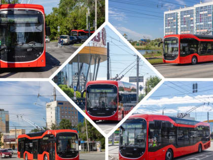 В Челябинске на маршрут вышли новые троллейбусы