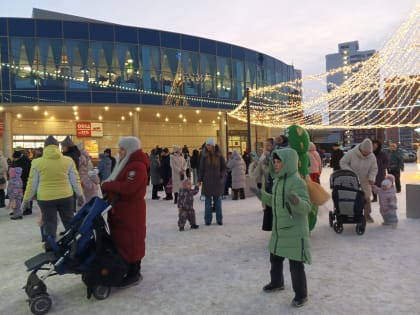 В Копейске прошло открытие зимнего городка