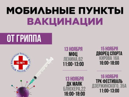 Грипп: Вакцинация в городе