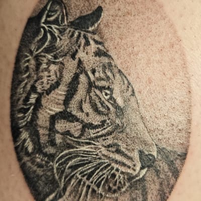 untitled - Micro Portrait tattoo