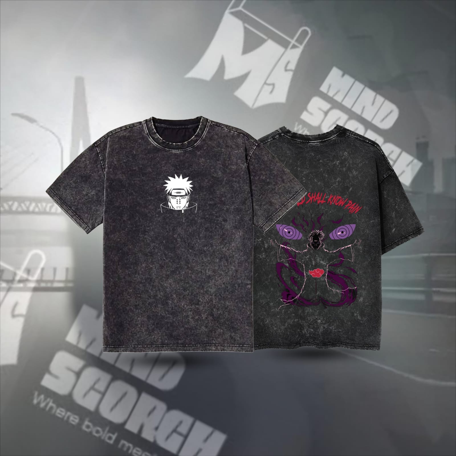 NAGATO | SHALL KNOW PAIN – Bold Text Statement Design