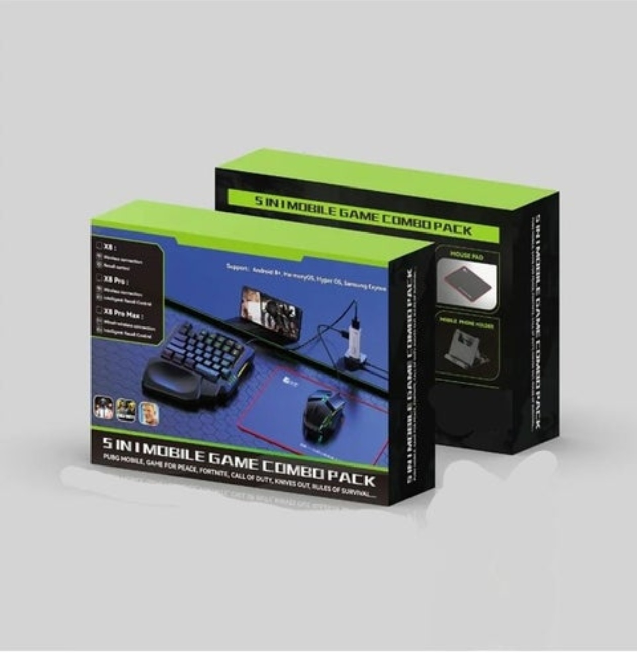 🔥 5 in 1 Mobile Game Combo Pack – Full Set for PRO Gaming! 🔥