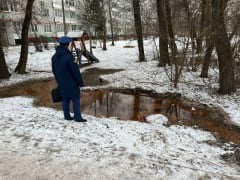 Авария с прорывом воды в Вышнем Волочке