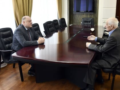 Сергей Голубев встретился с Валерием Корешковым