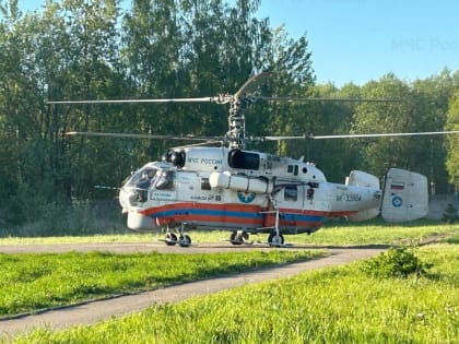 В Тверь на вертолете санитарной авиации из Кимрского округа доставили  женщину