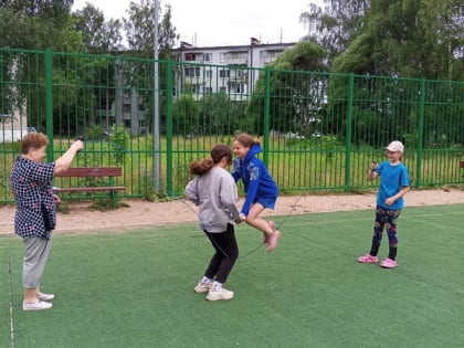 Мероприятие, посвящённое Дню бадминтона и скакалки