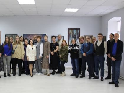 Открытие выставки «С Рождеством, мой город!» в Художественной галерее Кимрского округа