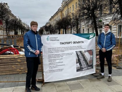 Молодогвардейцы провели мониторинг на улице Трехсвятская в городе Твери