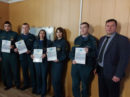 Награждение в связи с празднованием 34-й  годовщины Дня спасателя  РФ и Дня пожарной охраны МЧС России по Тверской области