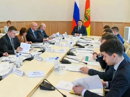 Губернатор Игорь Руденя провел заседание Президиума Правительства Тверской области