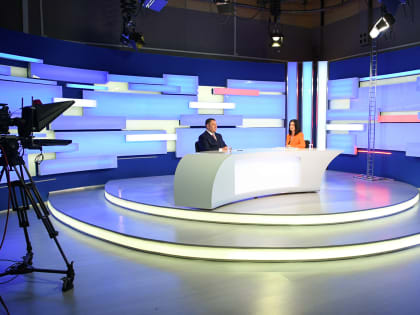 Прямой эфир с главой региона на телеканале «Россия 24» Тверь