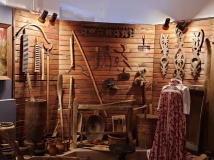 Восстановление экспозиции в музее Бологое