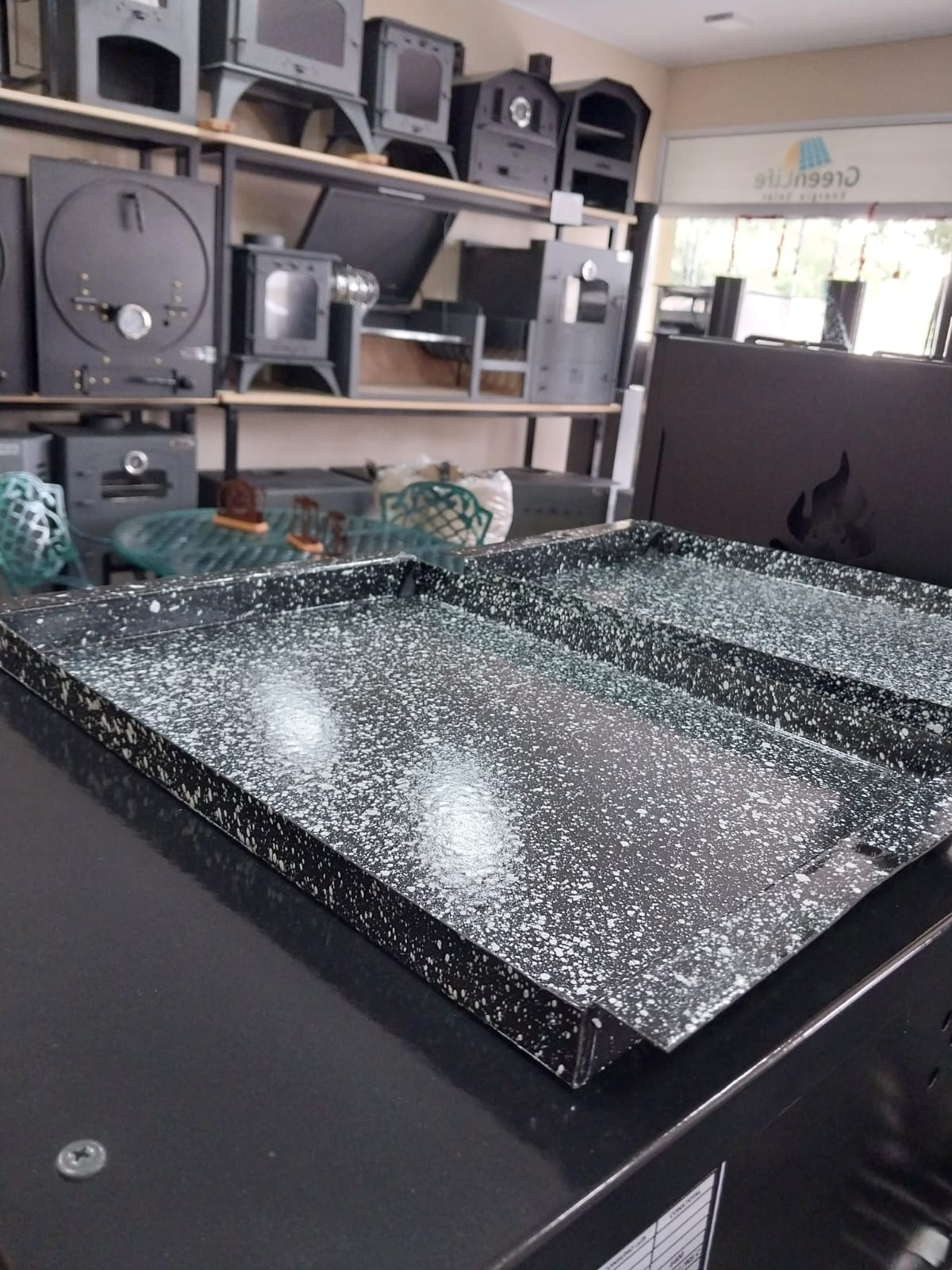 Bandejas enlosadas con agarraderas 40 x 30 x 2,5 cm