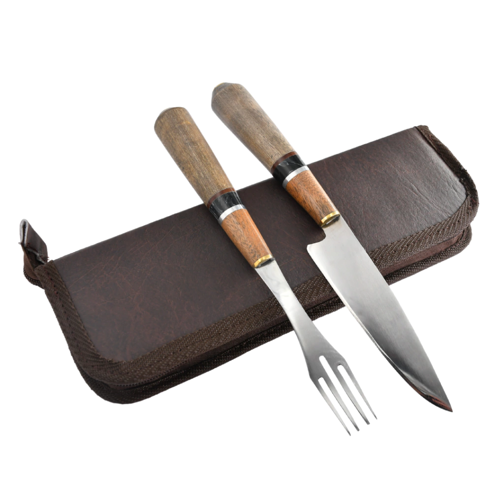 Juego Parrillero Doble con estuche