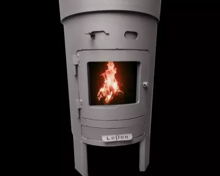 Termotanque A Leña De 105 lt Circular