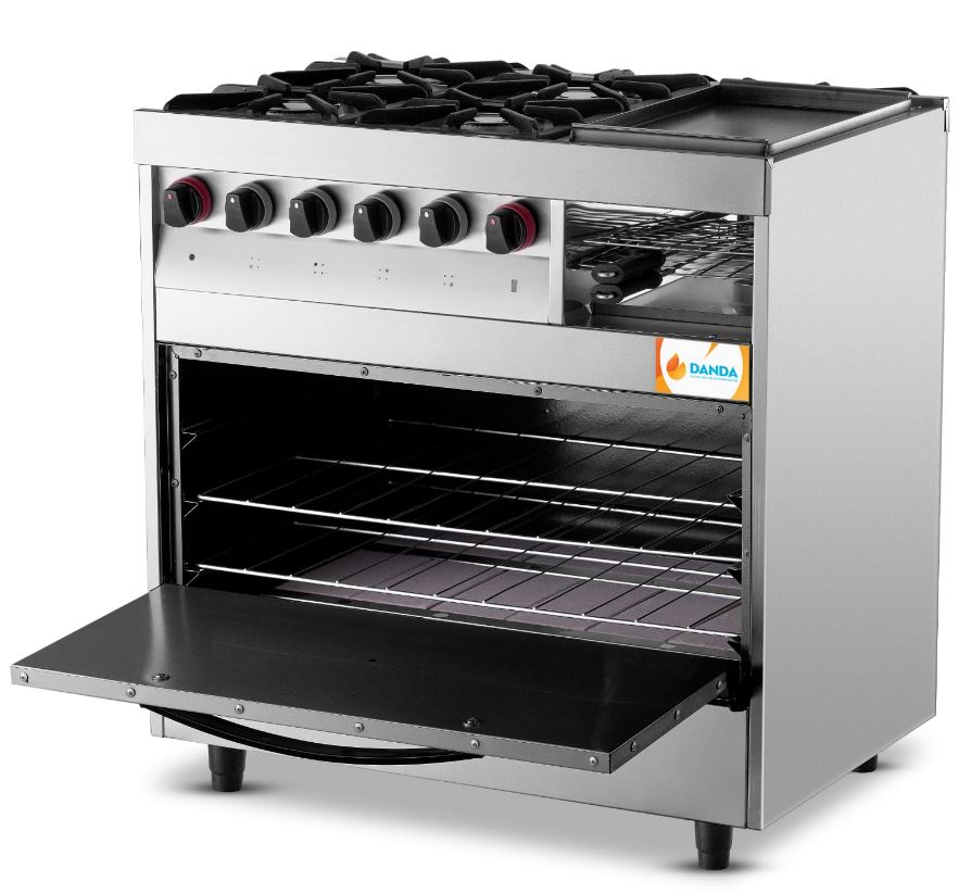 Cocina A Gas Múltiple 4 Hornallas Puerta Lisa.