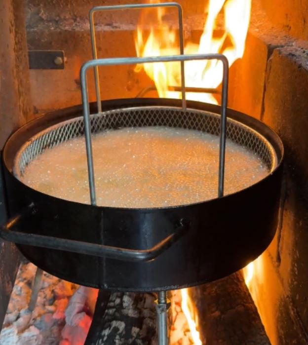 Canasto Freidor Galvanizado De 33 cm