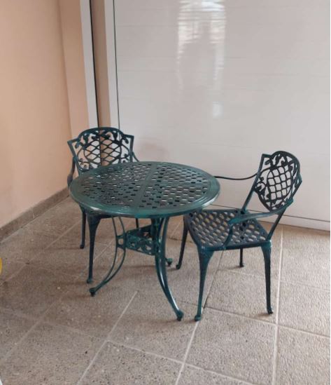 Juego de Jardín Chateu mesa 80 cm + 2 sillas