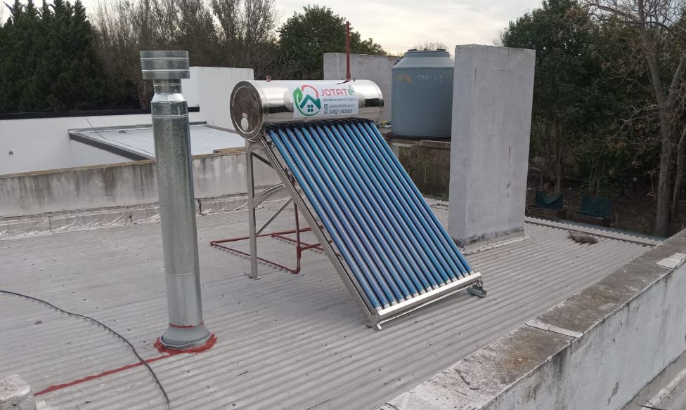 Termotanque Solar Acero Inoxidable 150 litros