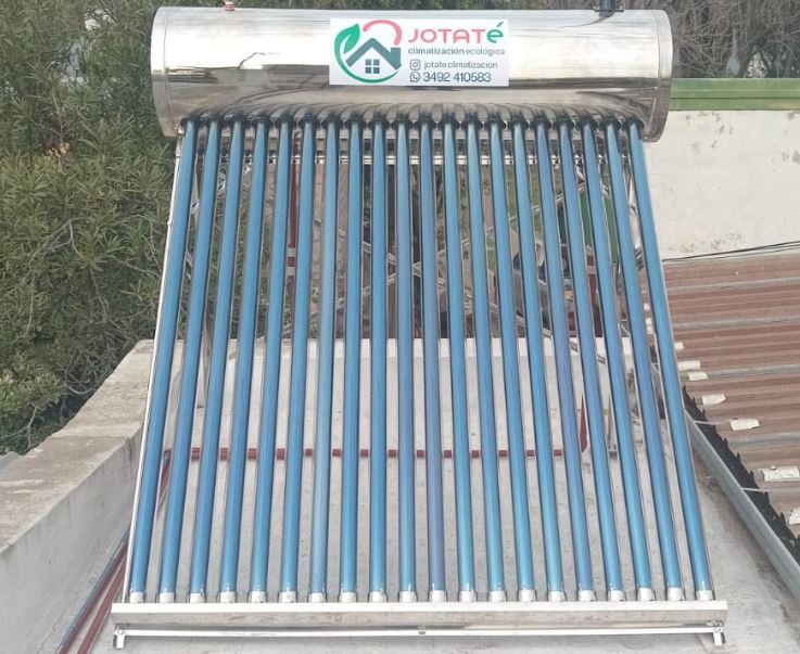 Termotanque Solar Acero Inoxidable 250 litros