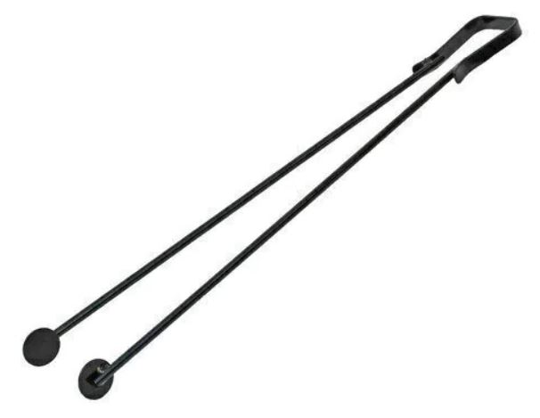 Pinza Carbonera Agarra Brasas de Hierro 60 cm