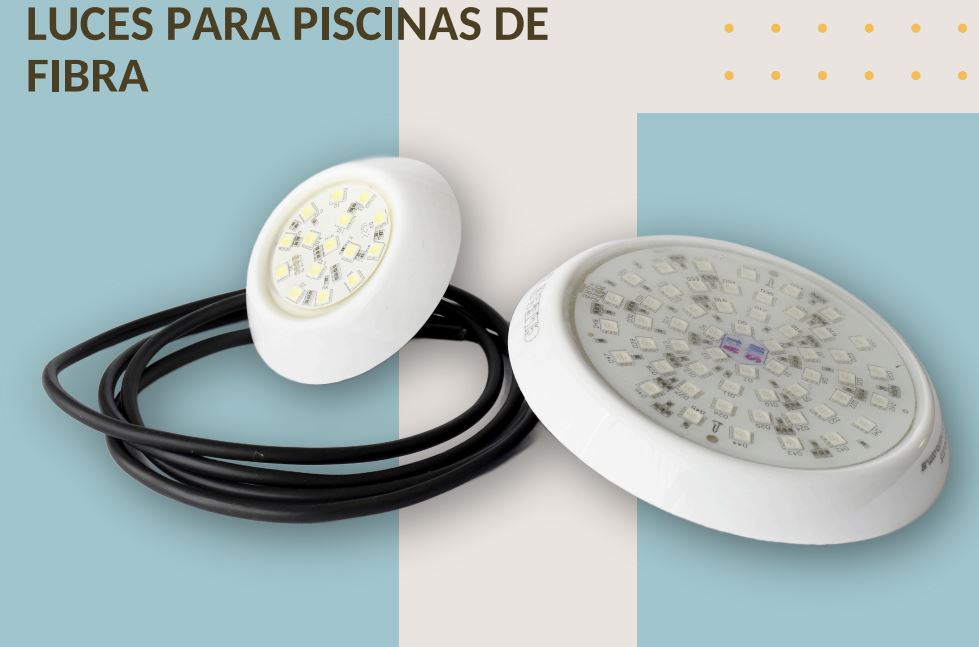Kit Luces RGB Para Pileta De Material O Fibra De Vidrio (2 luces + controlador)