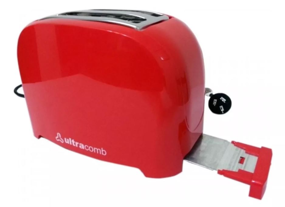 Tostadora Ultracomb Color Rojo 750W