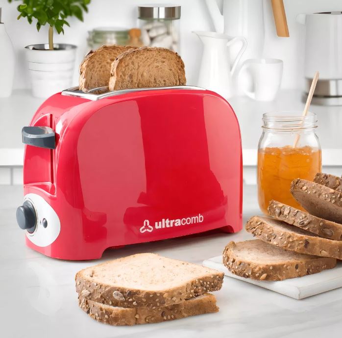Tostadora Ultracomb Color Rojo 750W