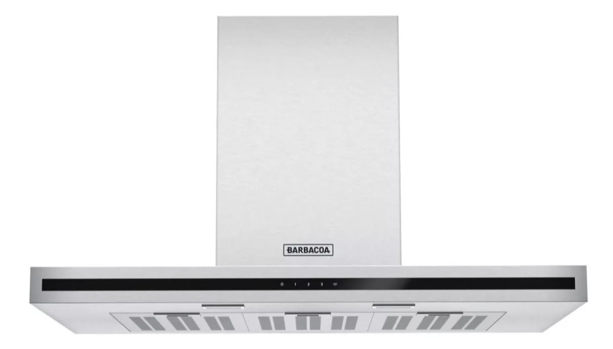 Extractor Campana Barbacoa 90 cm Acero Inox Luz Led.