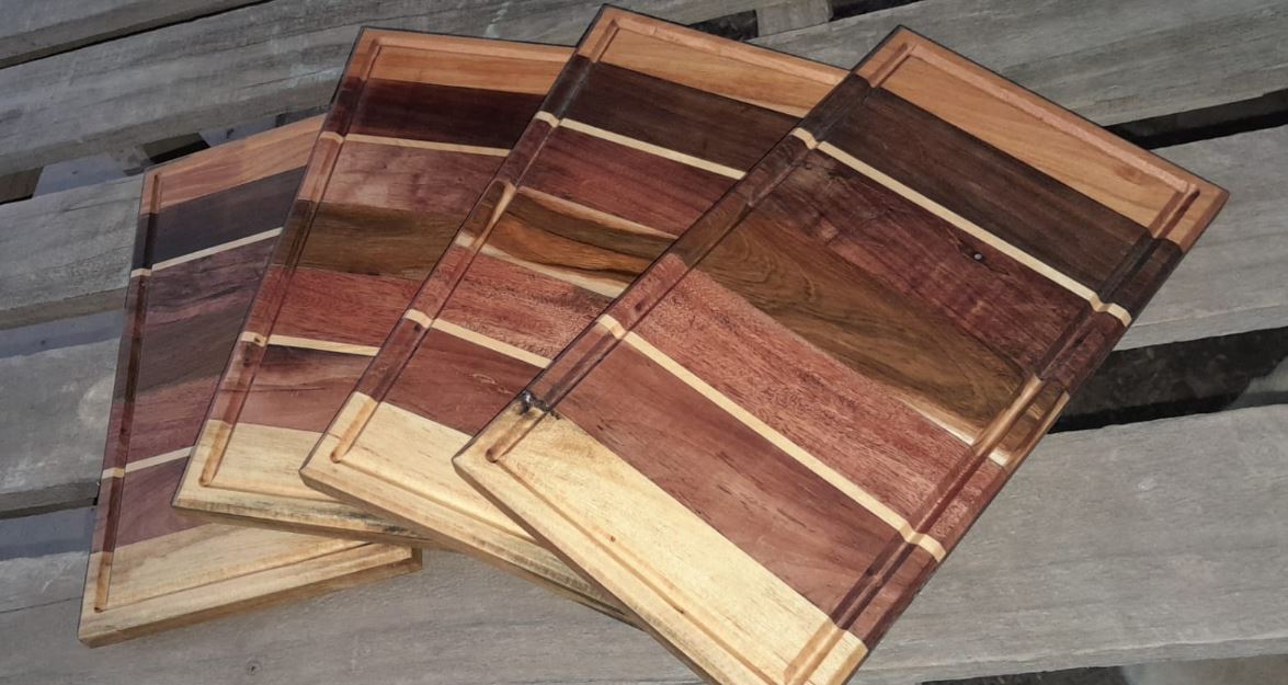 Tabla De Madera Dura T4 tipo Plato