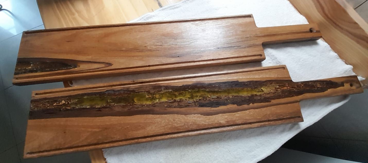 Tabla De Madera Dura T7 Para Picadas