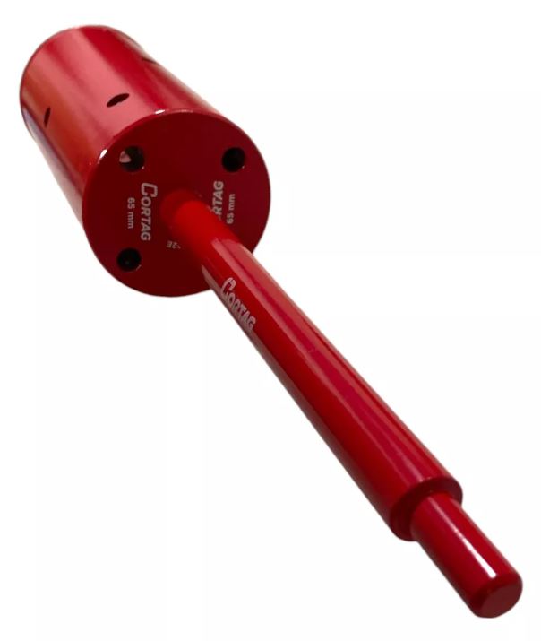 Mecha Copa Roja Diamantada Ø 65 mm Refrigeración