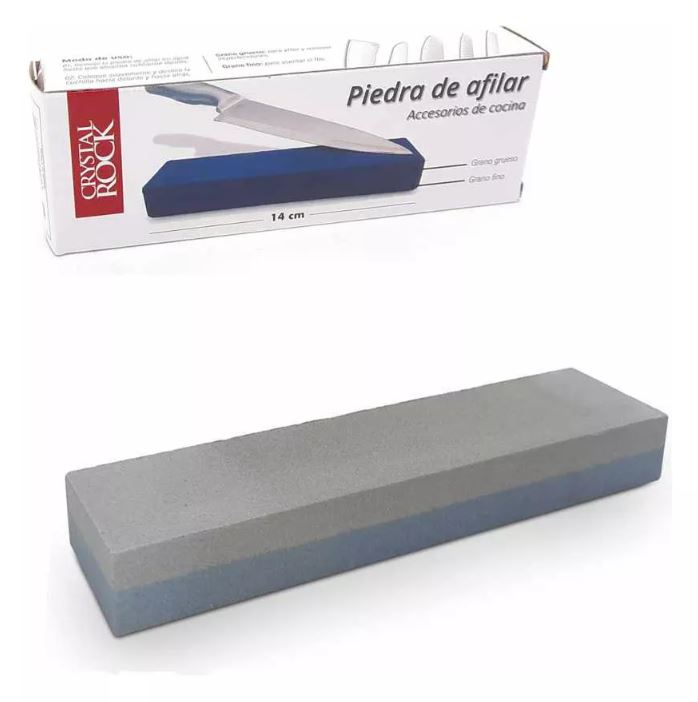 Piedra Para Afilar Cuchillos Doble Granulado