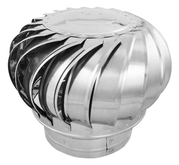 Extractor De Aire Eólico Galvanizado de 20 Pulgadas