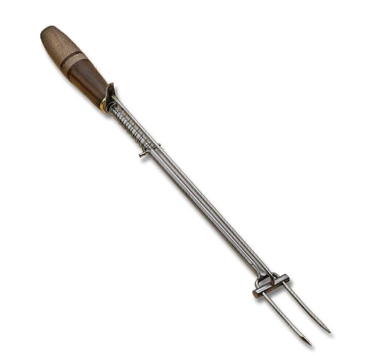 Tenedor Con Expulsor Acero Inoxidable 39 cm