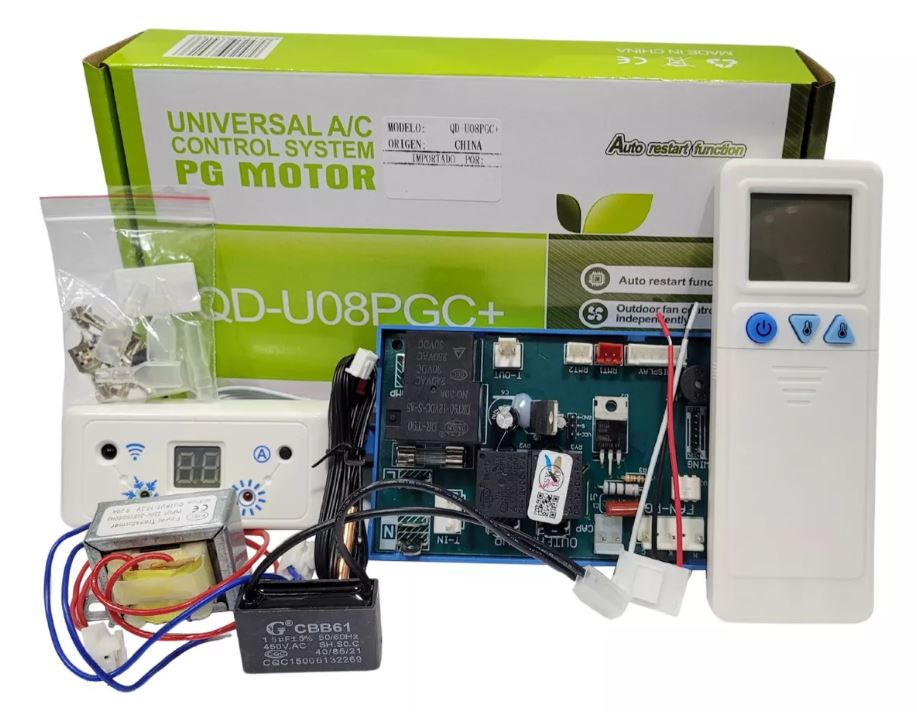 Plaqueta Universal Aire Acondicionado Con Display Por Pulso