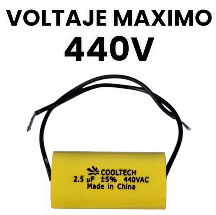 Capacitor Permanente 2.5 Mf Con Cable