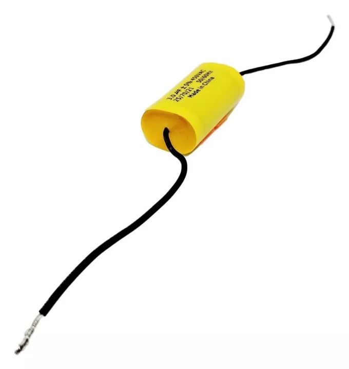Capacitor Permanente 3 Mf Con Cable