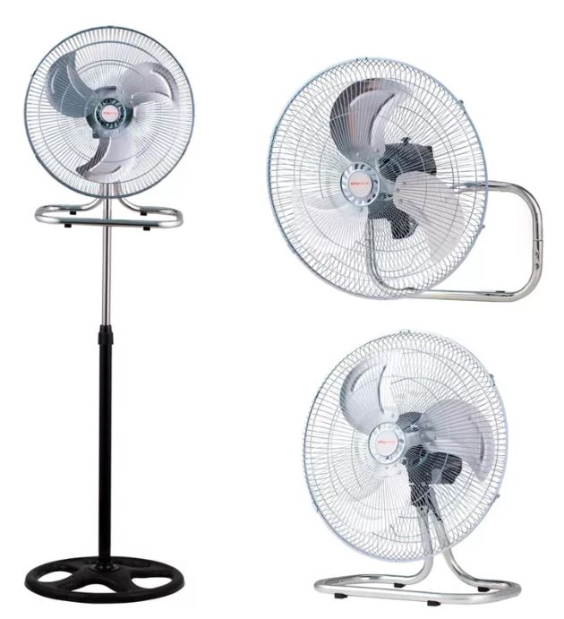 Ventilador 3 en 1 Diámetro 18" Con 3 Palas De Metal