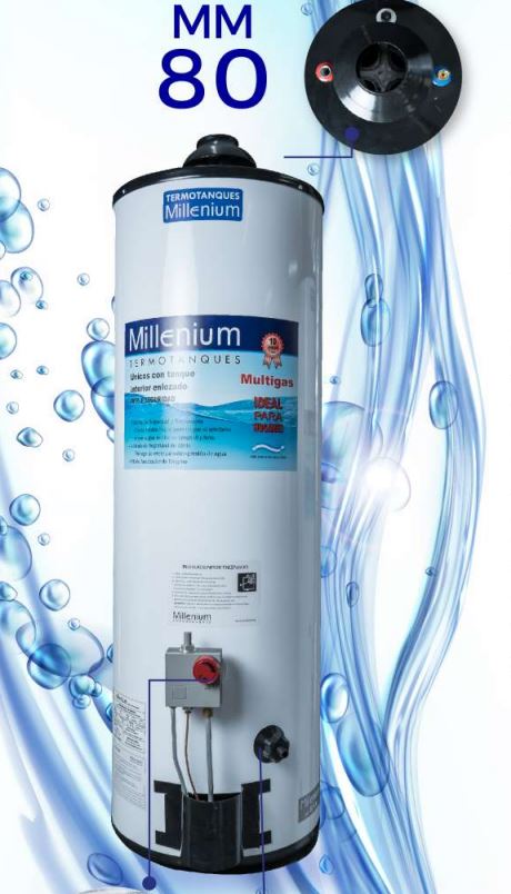 Termotanque Multigas 80 lts