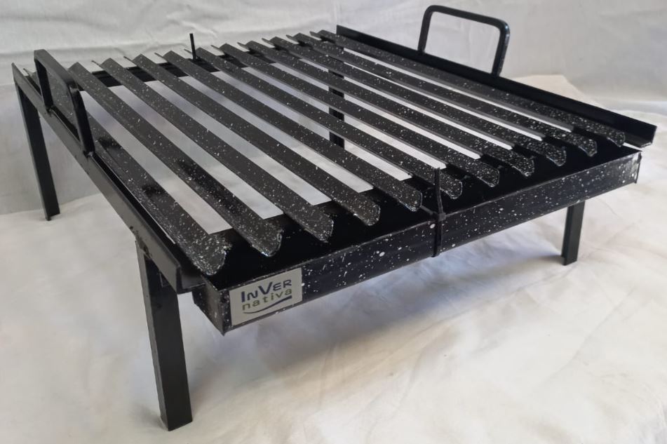 Parrilla Modular Enlozada Con Colector De Grasa 55 x 48 cm