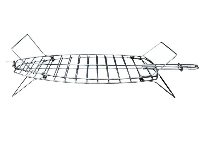 Parrilla Para Pescado Con Patas Plegables 65 x 40 cm
