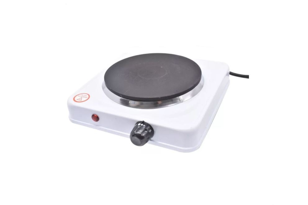 Anafe Hornalla Eléctrica 1000 W Color Blanco